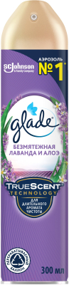 Освежитель воздуха Glade Безмятежная лаванда и алоэ (300мл)