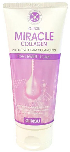 Пенка для умывания Giinsu Miracle Collagen Intensive Foam Cleansing C коллагеном (180г)