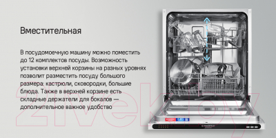 Посудомоечная машина Maunfeld MLP6022A01 Light Beam