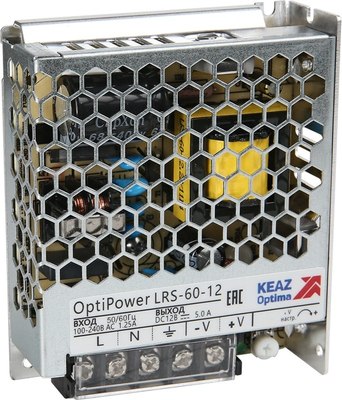 

Блок питания для светодиодной ленты, OptiPower LRS 60-12 5A / 328873