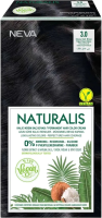 Крем-краска для волос Naturalis Vegan Intense Dark Brown 3.0 (насыщенный темно-коричневый) - 