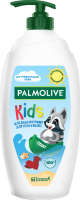 Гель для душа детский Palmolive Гурмэ Kids.С маслом миндаля для тела и волос 3+ (600мл) - 