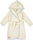Халат детский Amarobaby Waffle с капюшоном / AB-OD22-WAF2502/33-122  (молочный, р.122-128) - 