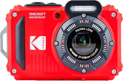 Компактный фотоаппарат Kodak WPZ2RD (красный)