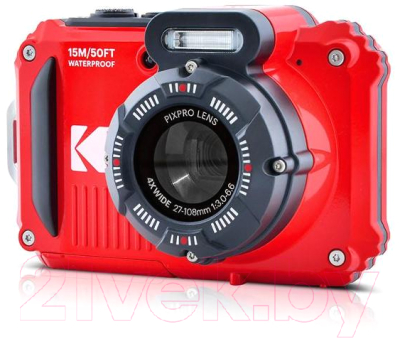 Компактный фотоаппарат Kodak WPZ2RD (красный)