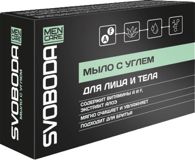 

Мыло твердое, Men Care С углем