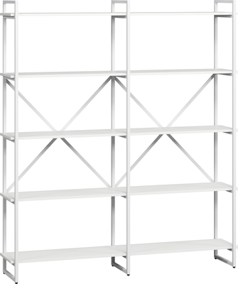 Стеллаж Loftyhome Мальборк 160 / 1628117 (белый альпийский с белым основанием) - 
