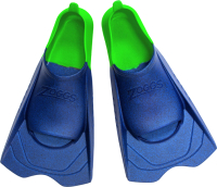 Ласты ZoggS Short Blade Eco Fins / 465220 (р.39/40, синий/зеленый) - 