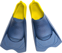 Ласты ZoggS Short Blade Eco Fins / 465220 (р.37/38, синий/желтый) - 