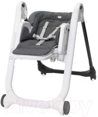 Стульчик для кормления Chicco Polly Progres 5 (Grey Melange)