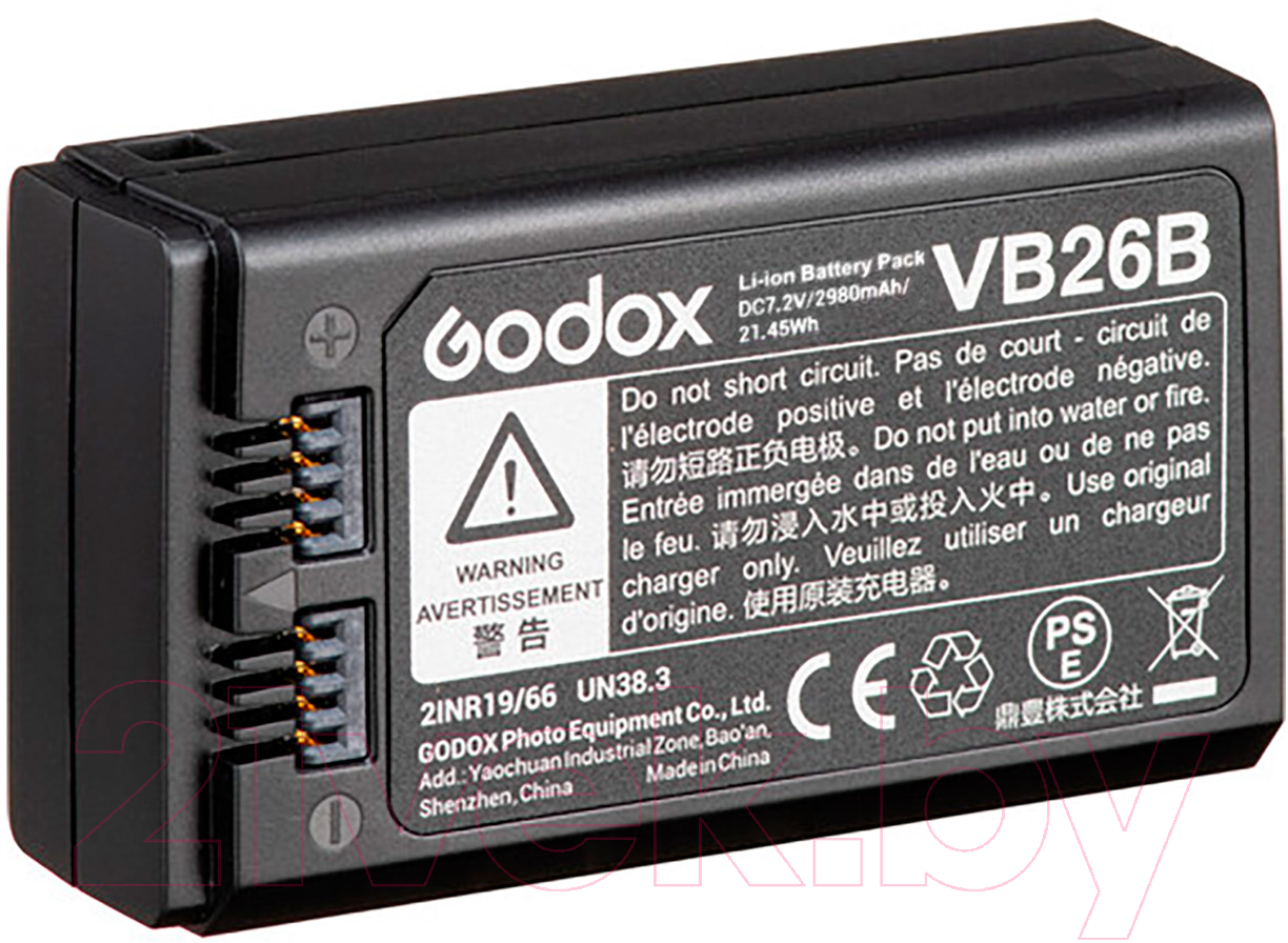 Аккумулятор для вспышки студийной Godox VB26B / 31318