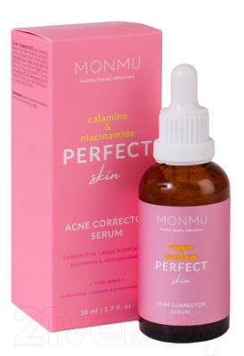 Сыворотка для лица Monmu Acne Corrector с каламином и ниацинамидом (50мл)