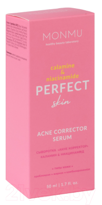 Сыворотка для лица Monmu Acne Corrector с каламином и ниацинамидом (50мл)