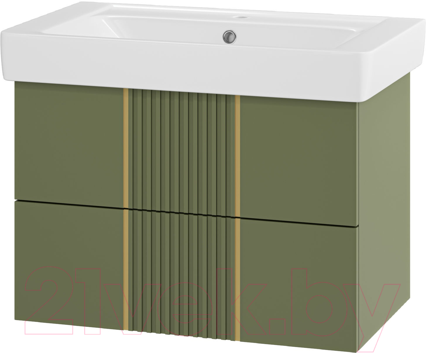 Тумба под умывальник Brevita Vega 80 / VEG-09080-0802Я
