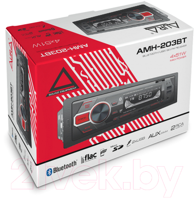 Изображение товара Автомагнитола AURA Fireball-203BT