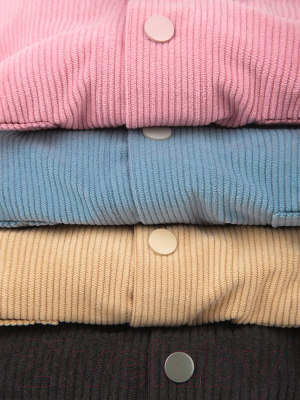Рубашка детская Amarobaby Velvet / AB-OD23-V33/19-128  (голубой, р.128)