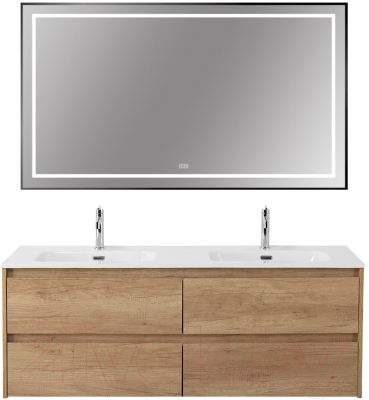 Купить Зеркало BelBagno SPC-KRAFT-1400-800-LED-TCH-WARM-NERO  