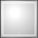 Зеркало BelBagno SPC-KRAFT-800-800-LED-TCH-WARM-NERO - 