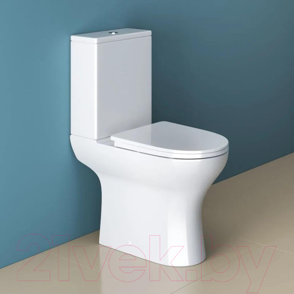 Унитаз напольный BelBagno BB045CPR/SC/BB045/051T