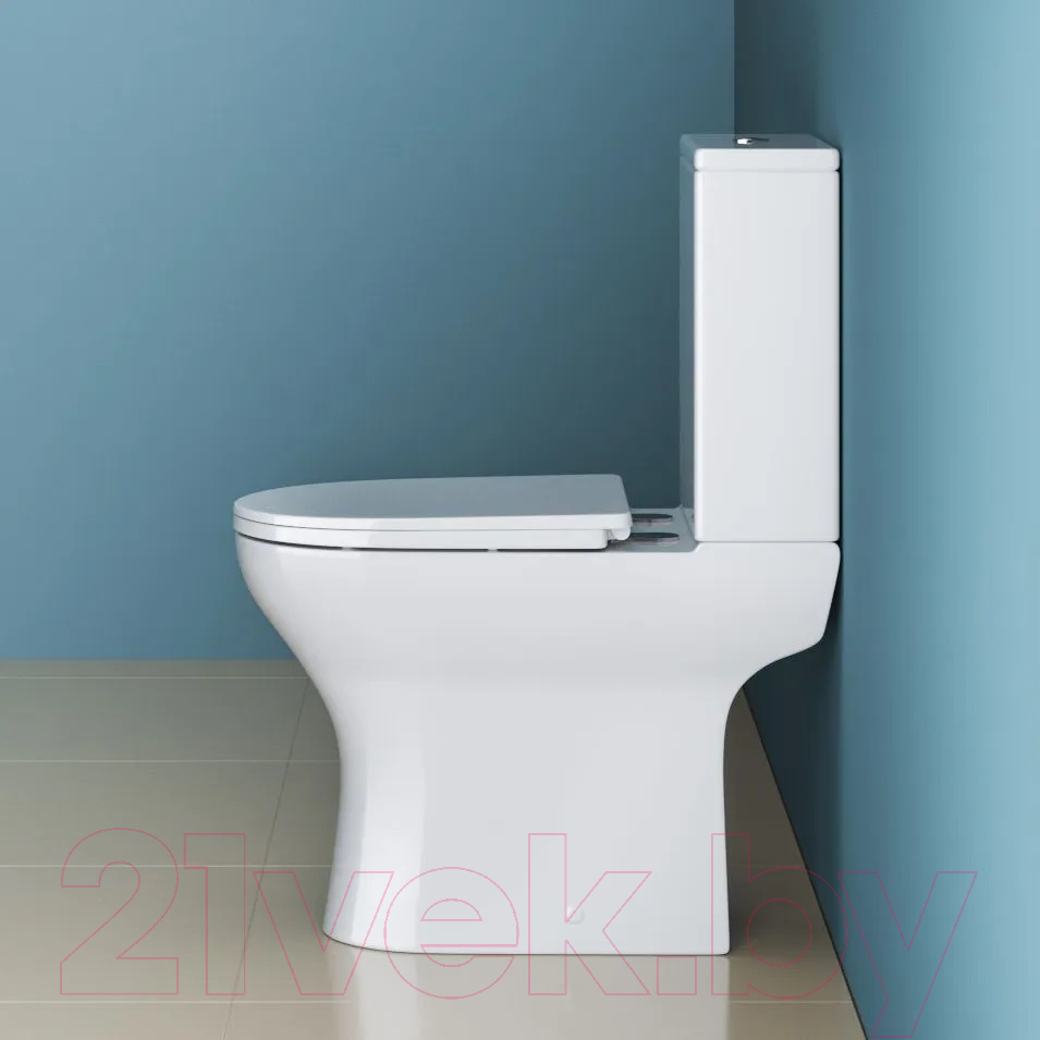 Унитаз напольный BelBagno BB045CPR/SC/BB045/051T