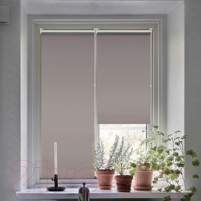 Рулонная штора Эскар Blackout 83x160 / 76910831601 (нюдовый)
