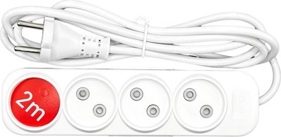 Удлинитель El-Bi Myra 527-110202-460 (2м, белый) - 