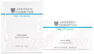 Маска для лица альгинатная Janssen Snow Algae Hydrating (10x15г)