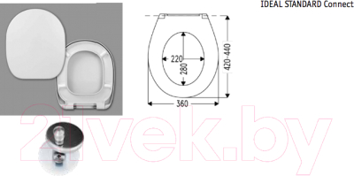 Сиденье для унитаза Haro Tablas Praemium 540785