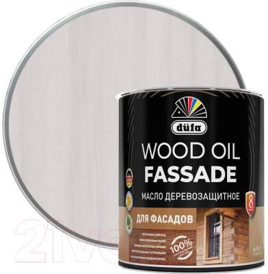 Масло для древесины Dufa Wood Oil Fassade (900мл, серый)