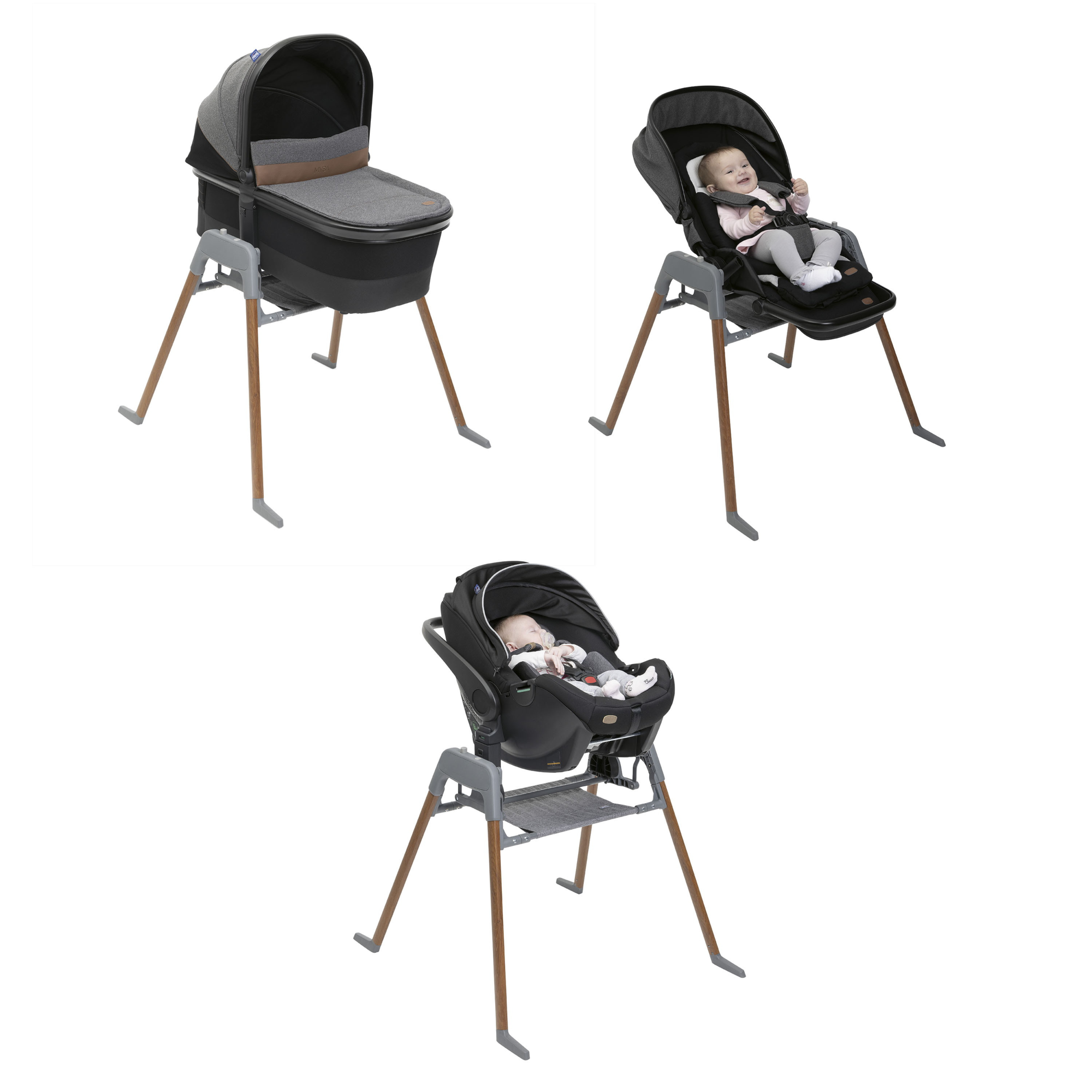 Подставка для люльки от коляски Chicco Lullaglide Stand Natural / 07087126390000