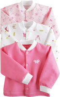 Набор кофт для малышей Наша мама 34245-113/80  (розовый) - 