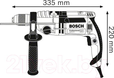 Профессиональная дрель Bosch GSB 24-2 Professional (0.601.19C.801)