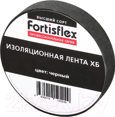 Изолента Fortisflex ХБ 71242   (черный)