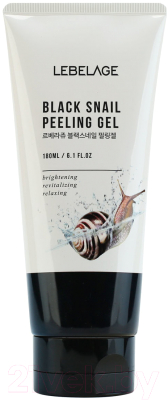 Пилинг для лица Lebelage Black Snail Peeling Gel (180мл)