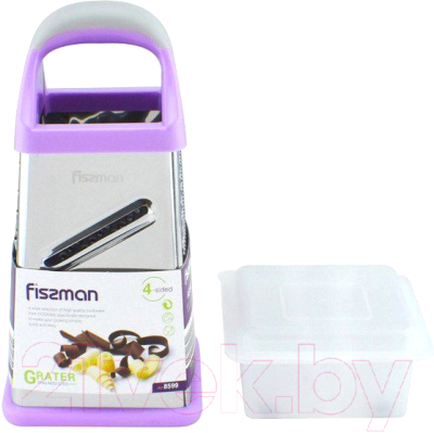 Терка кухонная Fissman 8599 (фиолетовый)