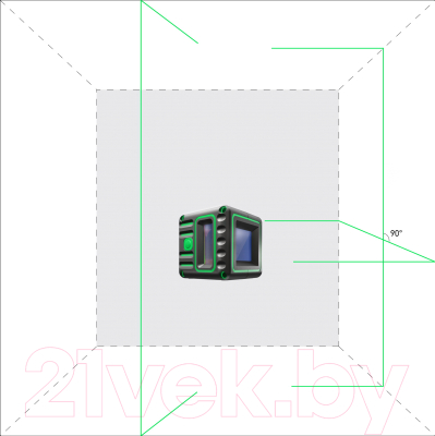 Лазерный уровень ADA Instruments Cube 3D Green Professional Edition / A00545