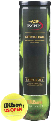 Набор теннисных мячей Wilson US Open Extra Duty / WRT116200 (4шт)