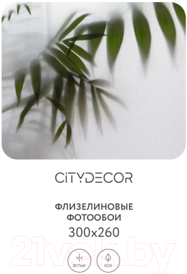 Фотообои листовые Citydecor Цветы и Растения 158 (300x260см)