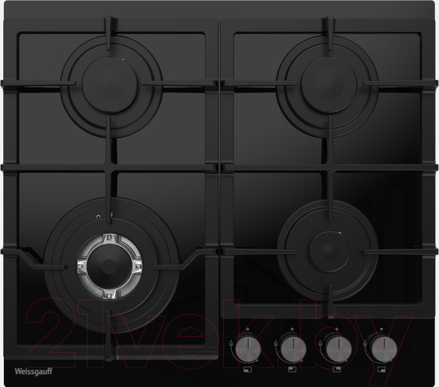 Газовая варочная панель Weissgauff HGG 641 BGV