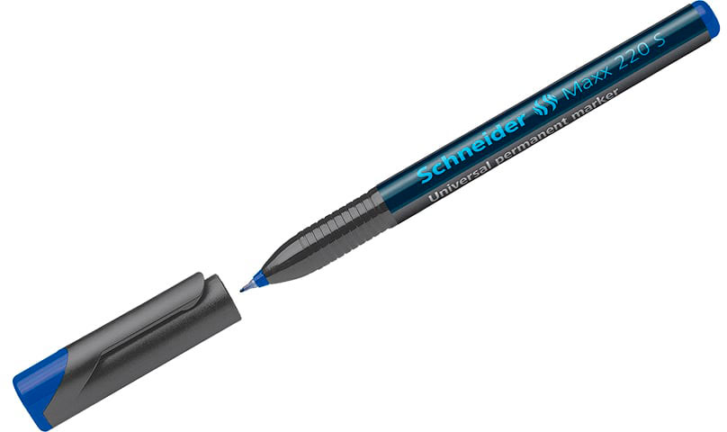 Маркер перманентный Schneider Maxx 220 S / 112403 (синий)