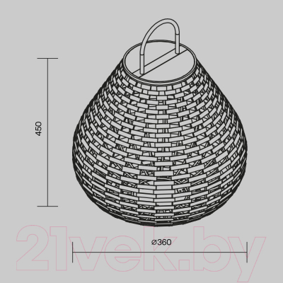 Светильник уличный Maytoni Plet OSL599FL-L5B3K