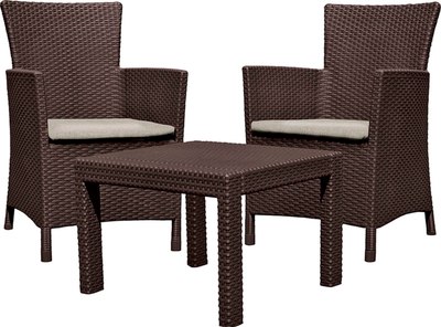 Комплект садовой мебели Keter Rosario Balcony Set / 258839 (коричневый)