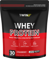 Протеин 1WIN Whey Protein (900г, клубника) - 