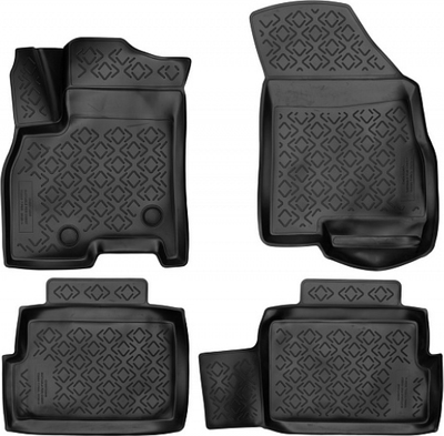 Комплект ковриков для авто ELEMENT CHERY1005 для Chery Tiggo 7 Pro Prestige 2020 (4шт) - 