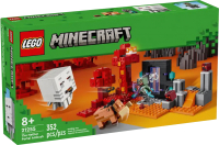Конструктор Lego Minecraft Засада у портала в Нижний мир / 21255  - 