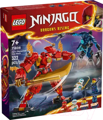 Конструктор Lego Ninjago Стихийный огненный робот Кая / 71808 