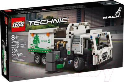 Конструктор Lego Technic Электромусоровоз Mack LR / 42167