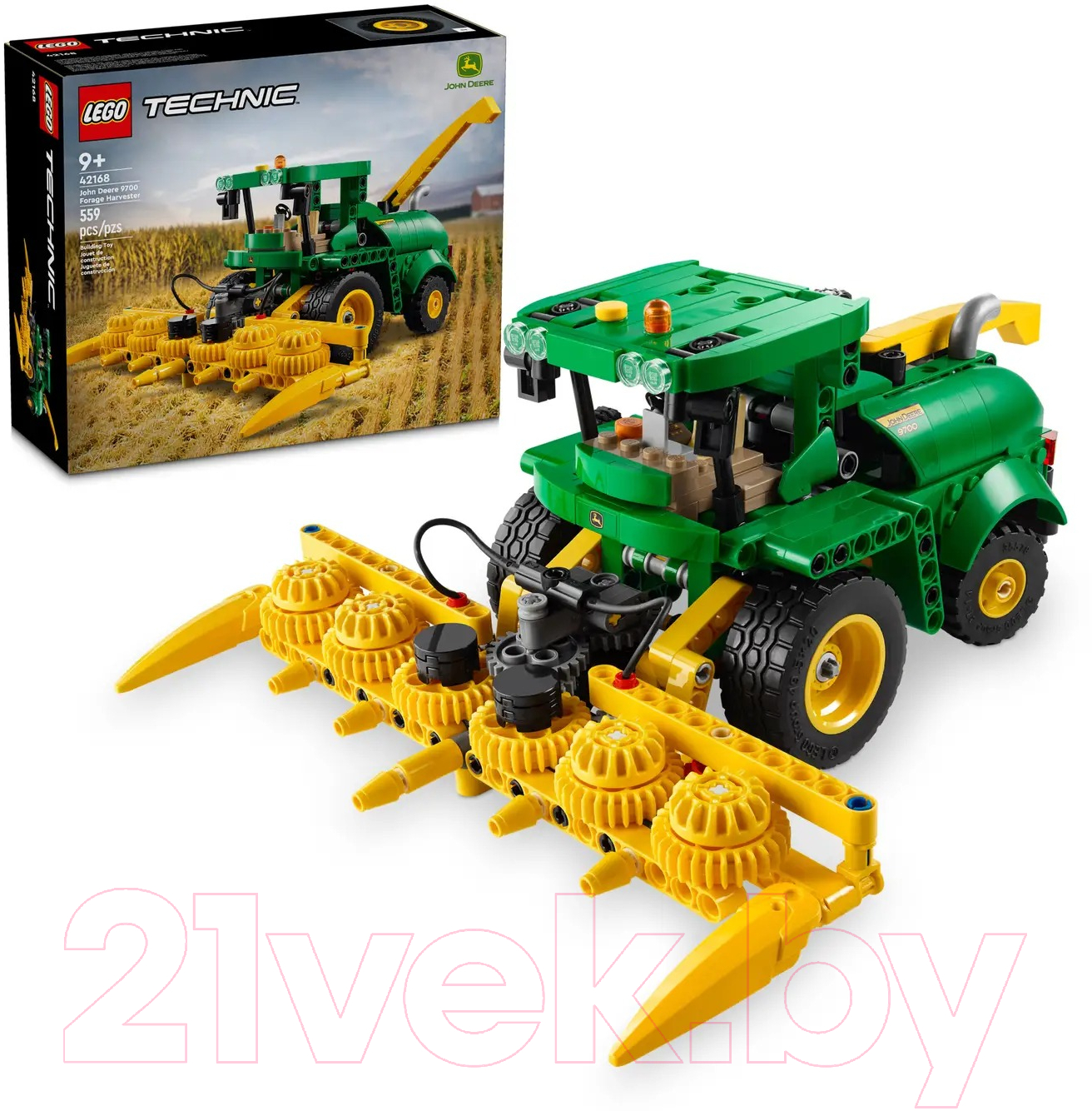 Конструктор Lego Technic Кормоуборочный комбайн John Deere 9700 / 42168