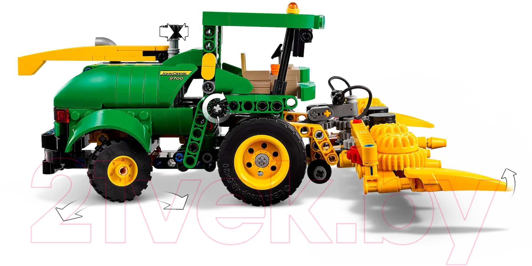 Конструктор Lego Technic Кормоуборочный комбайн John Deere 9700 / 42168