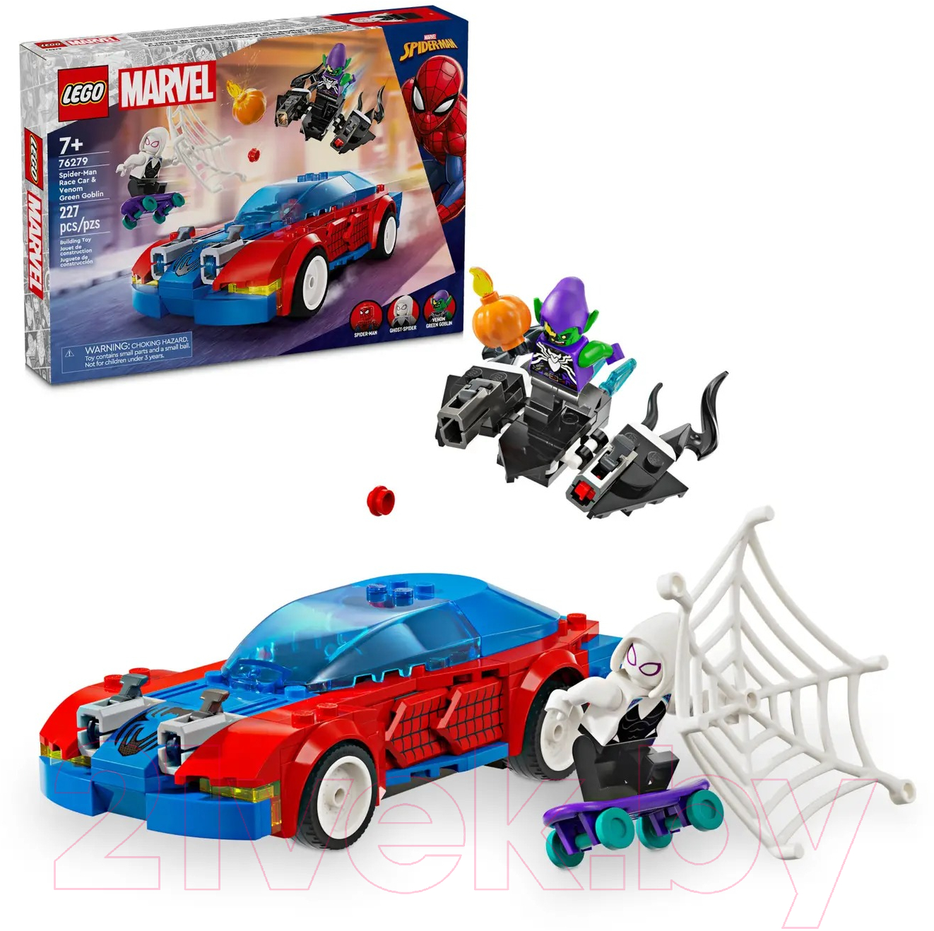 Конструктор Lego Super Heroes Автомобиль Человека-Паука и Зеленый гоблин Венома